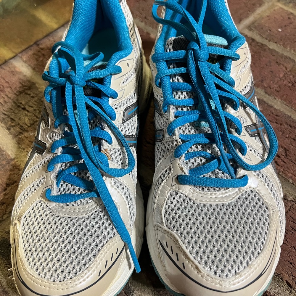 Woman’s ASICS running shoe
